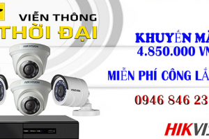 Lắp đặt trọn bộ 4 – 8 -16 camera hikvision 2mp giá rẻ